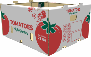 Caja para platano